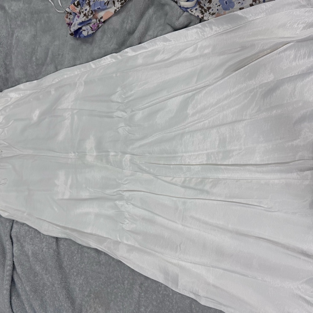 Abercrombie & Fitch Strapless White Dress